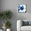  «Shibori Shells 1» par Chariklia Zarris, art mural sur toile, 18 po x 18 po