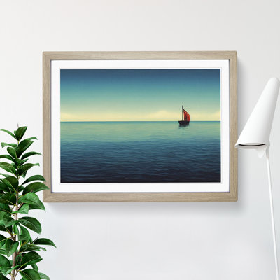 Solo Sailing Boat Vol.1 - Framed Print