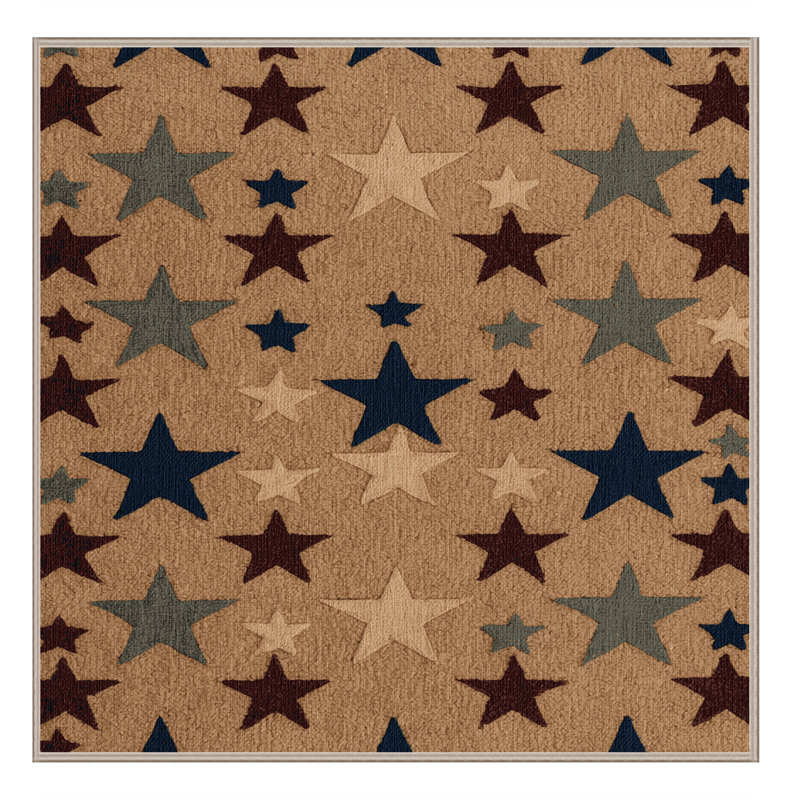 Tapis lavable Country Stars Farm, Rond 5 pi