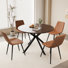 Ensemble de table de salle à manger moderne avec 4 chaises