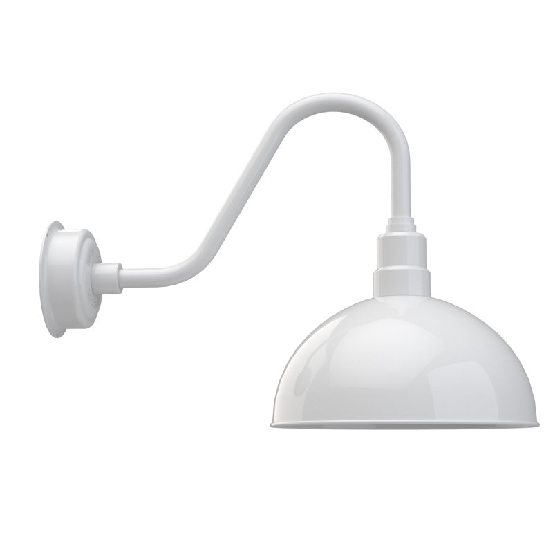 Abbie Wall Light, White, 18.62" H x 14" W x 26" D