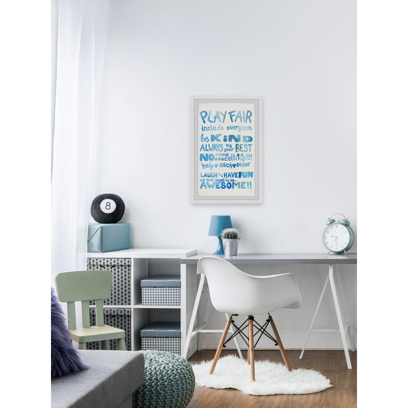 Camron Camron Play Fair by Nicola Joyner - Single Picture Frame Print, 61cm H x 41cm W