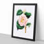 Pink Camellia Flowers - Picture Frame Painting Print-55583695-55583692