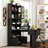 L-Shaped Corner Computer Desk, Modern Style Study Table With Drawers-1202031787-1202031784