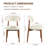 Upholstered Solid Wood Dining Chair Side Chair-1989285419