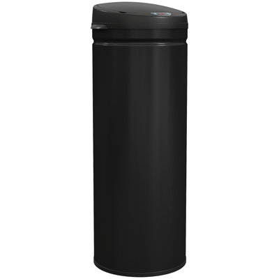 Stainless Steel, Plastic Kitchen Trash Can
