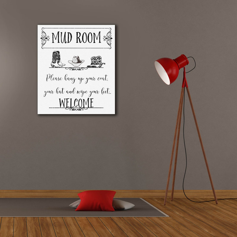 «Mud Room-e» par Jean Plout, art mural sur toile, 26 po x 30 po, 26 po x 30 po