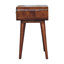 Nightstand 45cm W Solid Wood Bedside Table