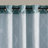 Fretwork Print Grommet Top Single Window Curtain Panel-1477263149-1477263145