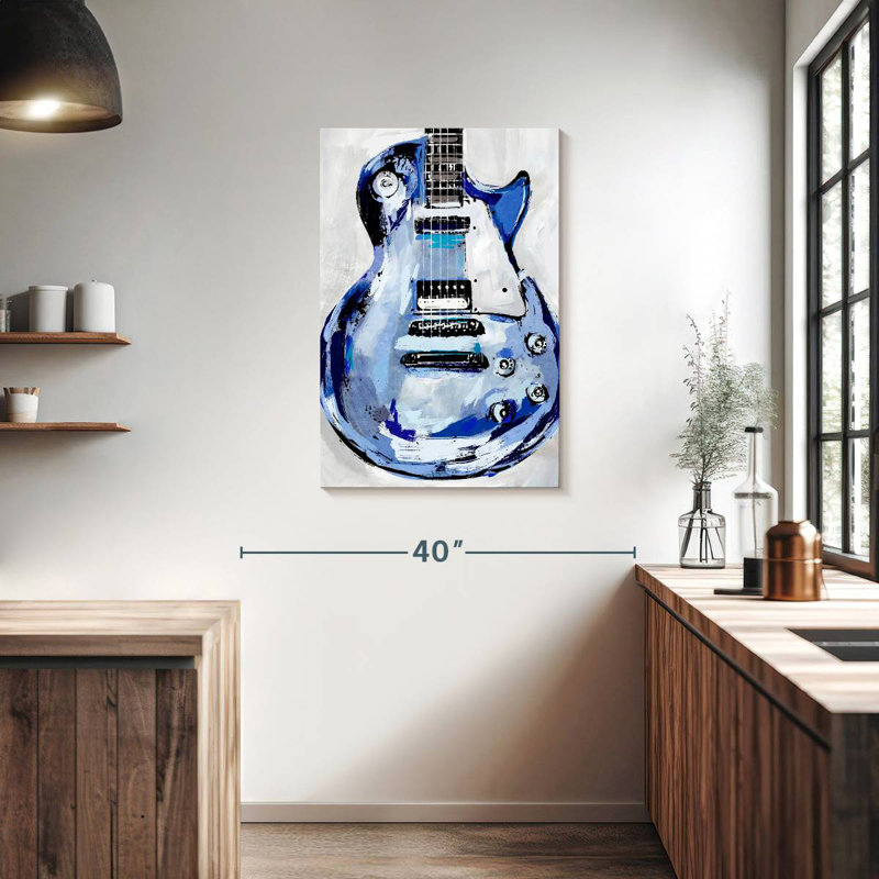 Abarca Electric Blues I, 36" H x 24" W