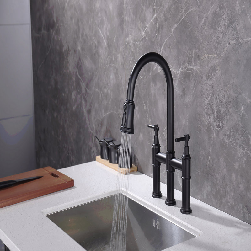 Kitchen Faucet With Pull-Down Sprayhead, Spot Resistant