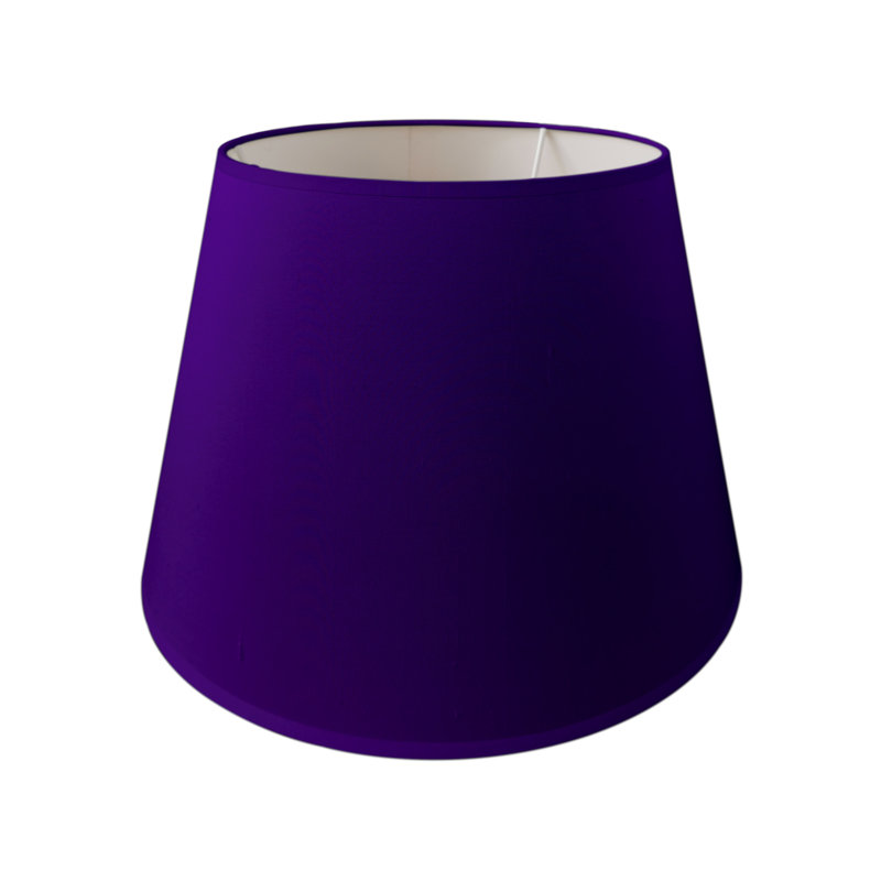 Silk Empire Lamp Shade ( Uno ), 30cm H x 40cm W x 30cm D, Violet