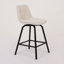 Tabouret de comptoir pivotant 26 po avec siège en similicuir-1962001909