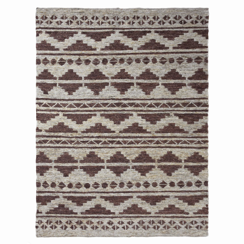 St Catherine Hand Knotted Sumak Jute Eco-Friendly Solid Area Rugs - Rectangle, Brown Beige Color, Oriental Design, High Pile, Natural Fiber, Outdoor Indoor Handmade Area Rugs for Living Room, Bed Room