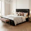Velvet Ottoman Bed, Glam Upholstered Storage Frame With Trim-497082771-495934872