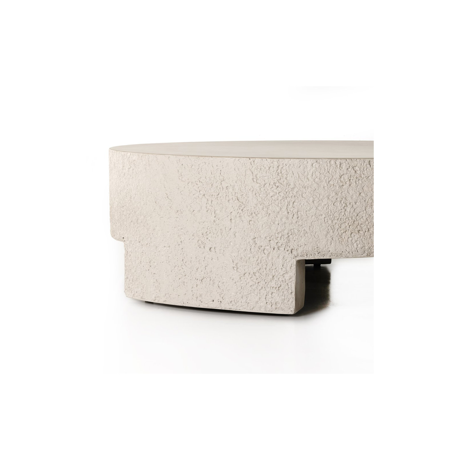 Hobart 48'' Stone Outdoor Coffee Table