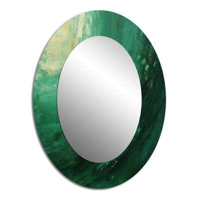 Jade Jupiter, planète dans l'espace II - notre miroir mural système solaire, miroir décoratif de l'espace, impression d'art en métal