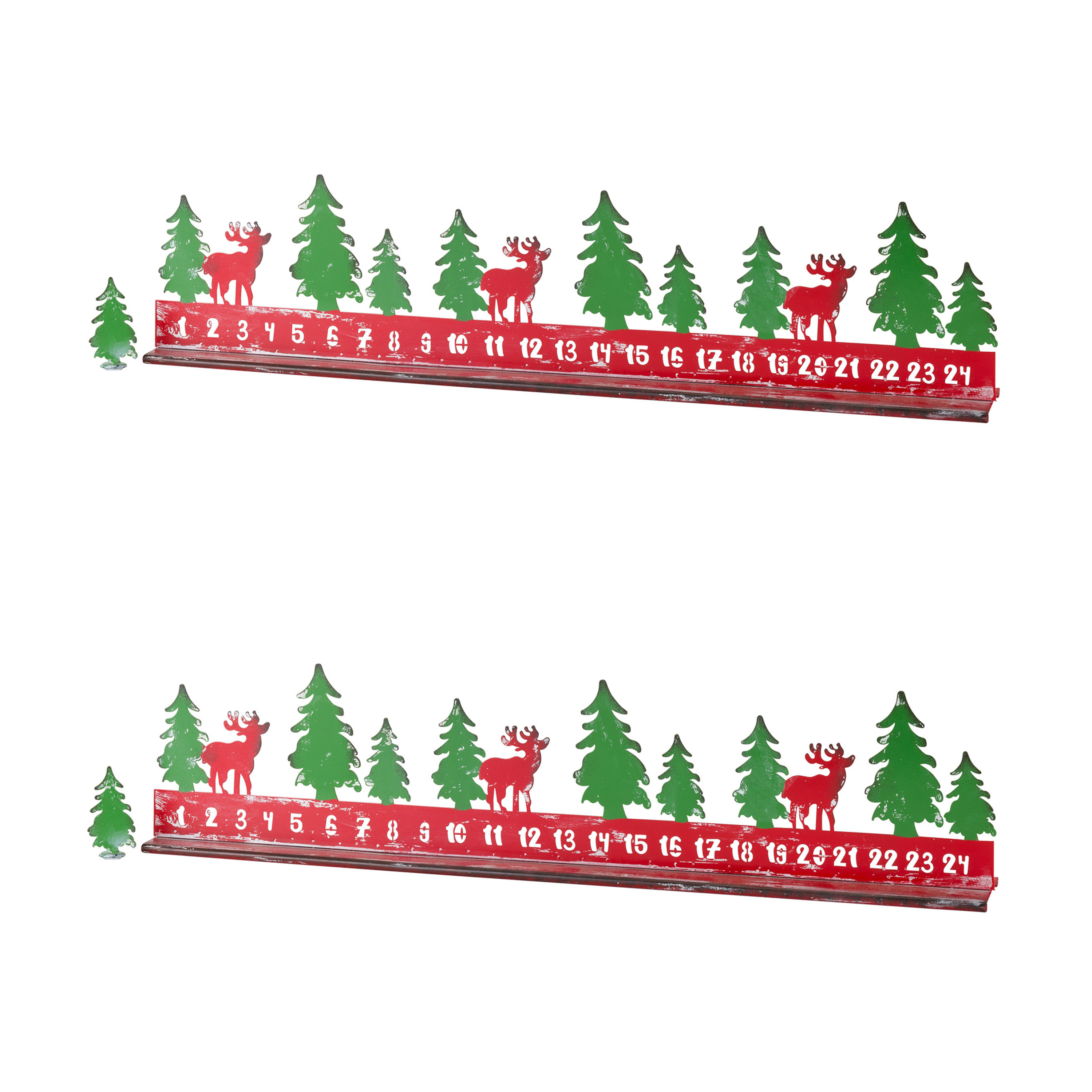 The Holiday Aisle® Metal Christmas Countdown | Wayfair