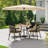Hufsah Round Outdoor Dining Table , 36.6 " W 36.6 " D