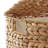 Casafield Laundry Hamper with Lid, Half-Moon Shaped Water Hyacinth Laundry Basket-1452338745
