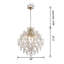 Lustre en cristal 5 lumières Dalia