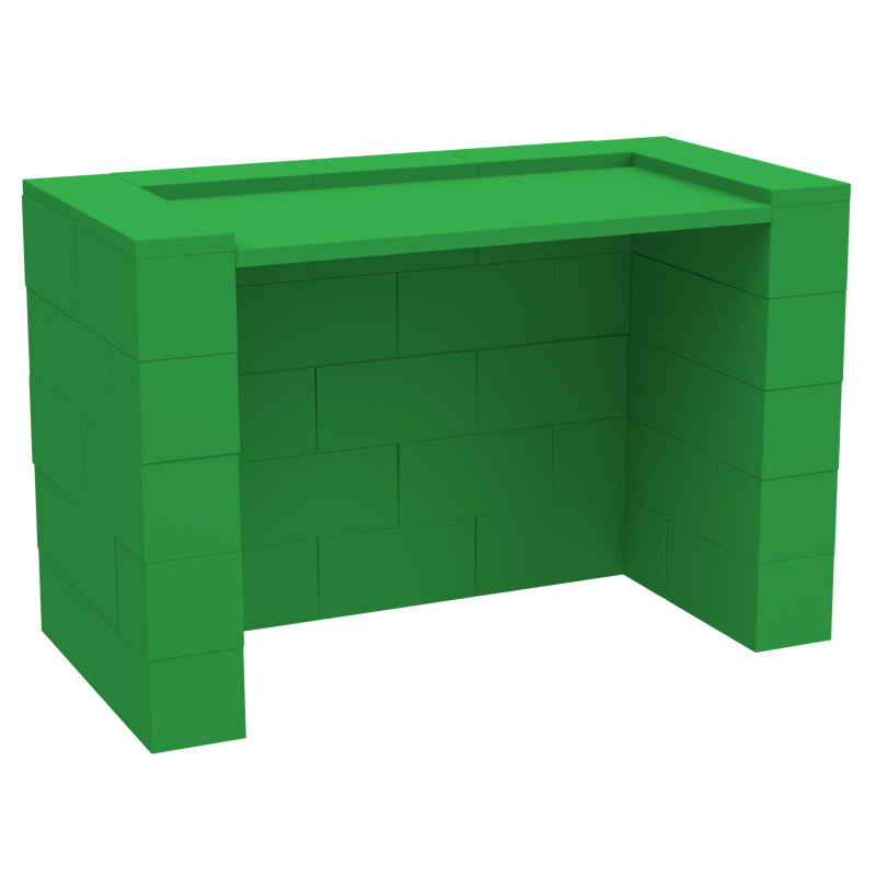 Ensemble de bureau 30 po, Vert
