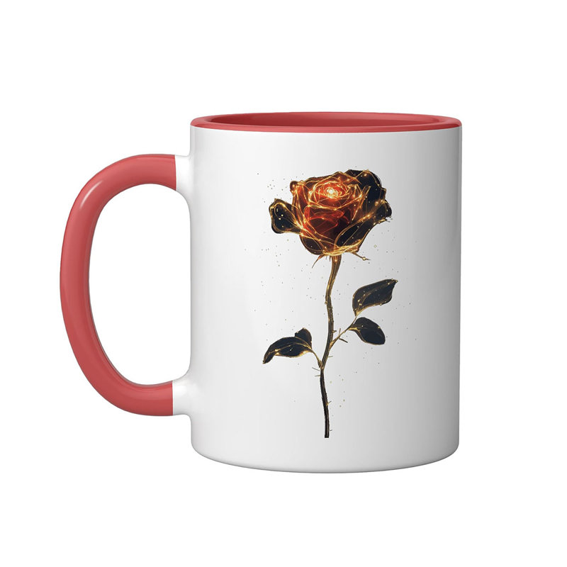 Ceramic Coffee Mug, Red