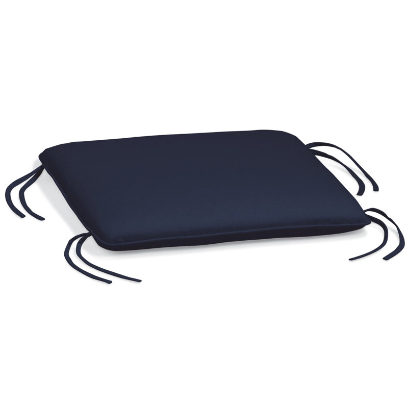 Repose-pieds d'extérieur avec coussin Mandeville, Bleu amiral