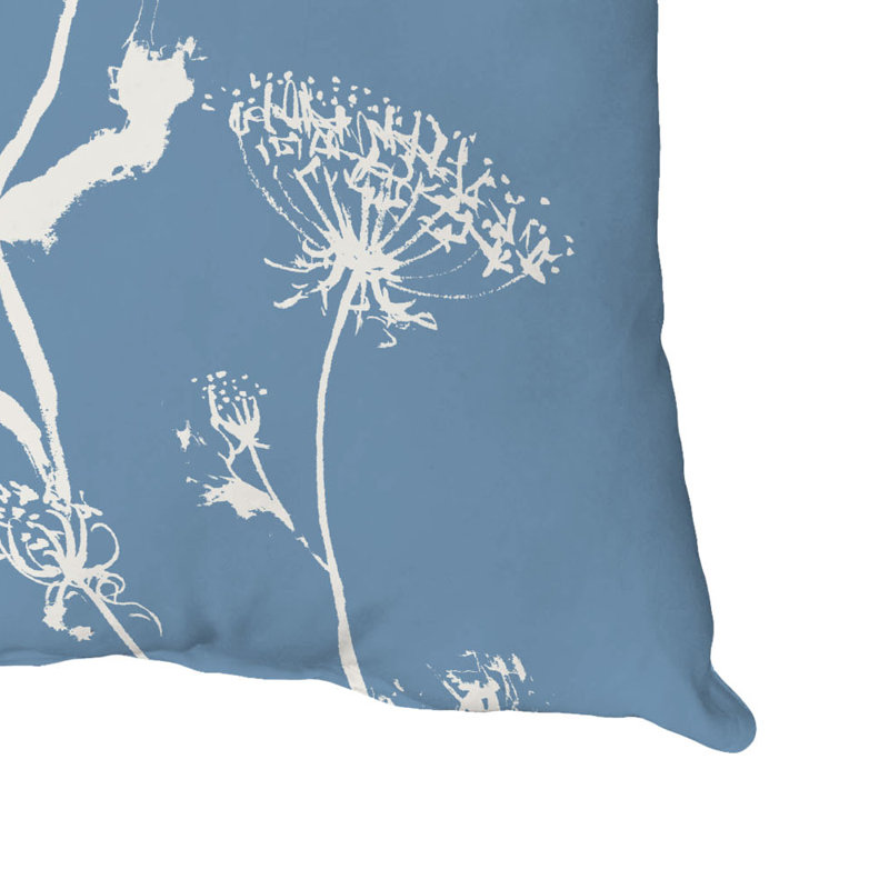  Housse et insert rectangulaires en coton, 18" x 18", Bleu