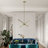 Marinke 4 - Light Dimmable Sputnik Modern Linear Chandelier-1408032466