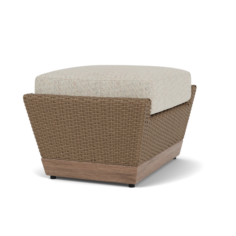 Charisma Outdoor Ottoman, Knotty Mineral