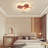 Deshia 2-Heads Pink Heart LED Flush Mount Light Kit