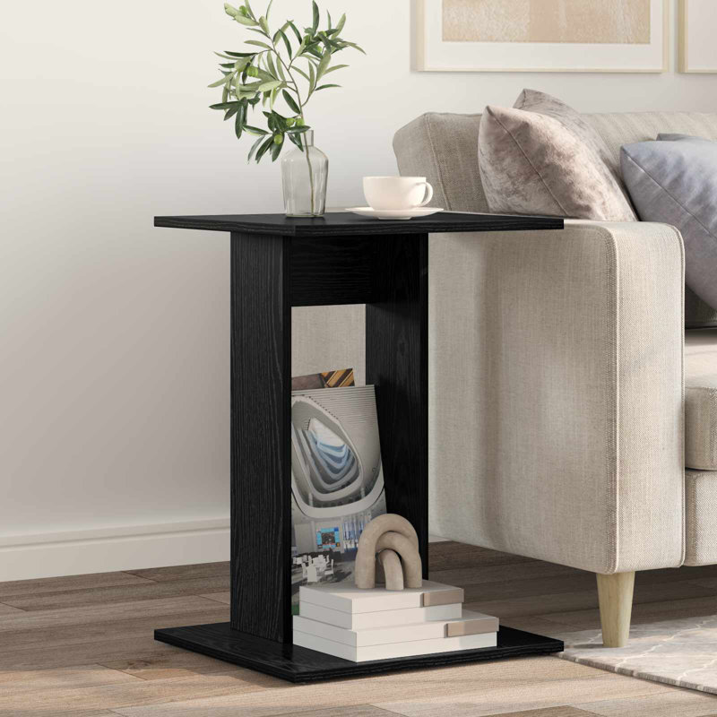 End Table, Black Oak