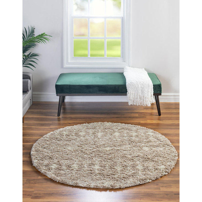 Griego Moroccan Indoor Rug, Round 5'3"