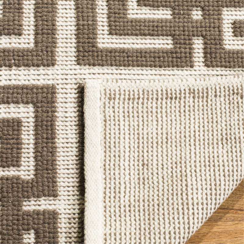 Martha Stewart Puzzle Hand Woven Wool Geometric Rug, Rectangle 5' x 8'