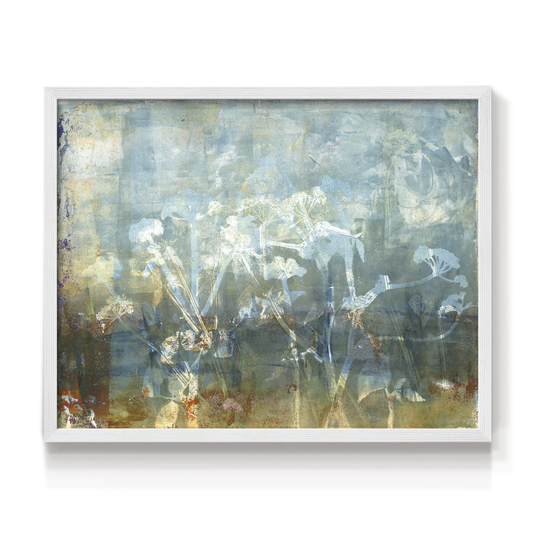 Bord de l'eau - reproduction encadrée - réversible, H 11 po x l 14 po, Blanc