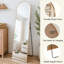 Miroir de plancher surdimensionné avec support et miroir mural-34973750-34973755
