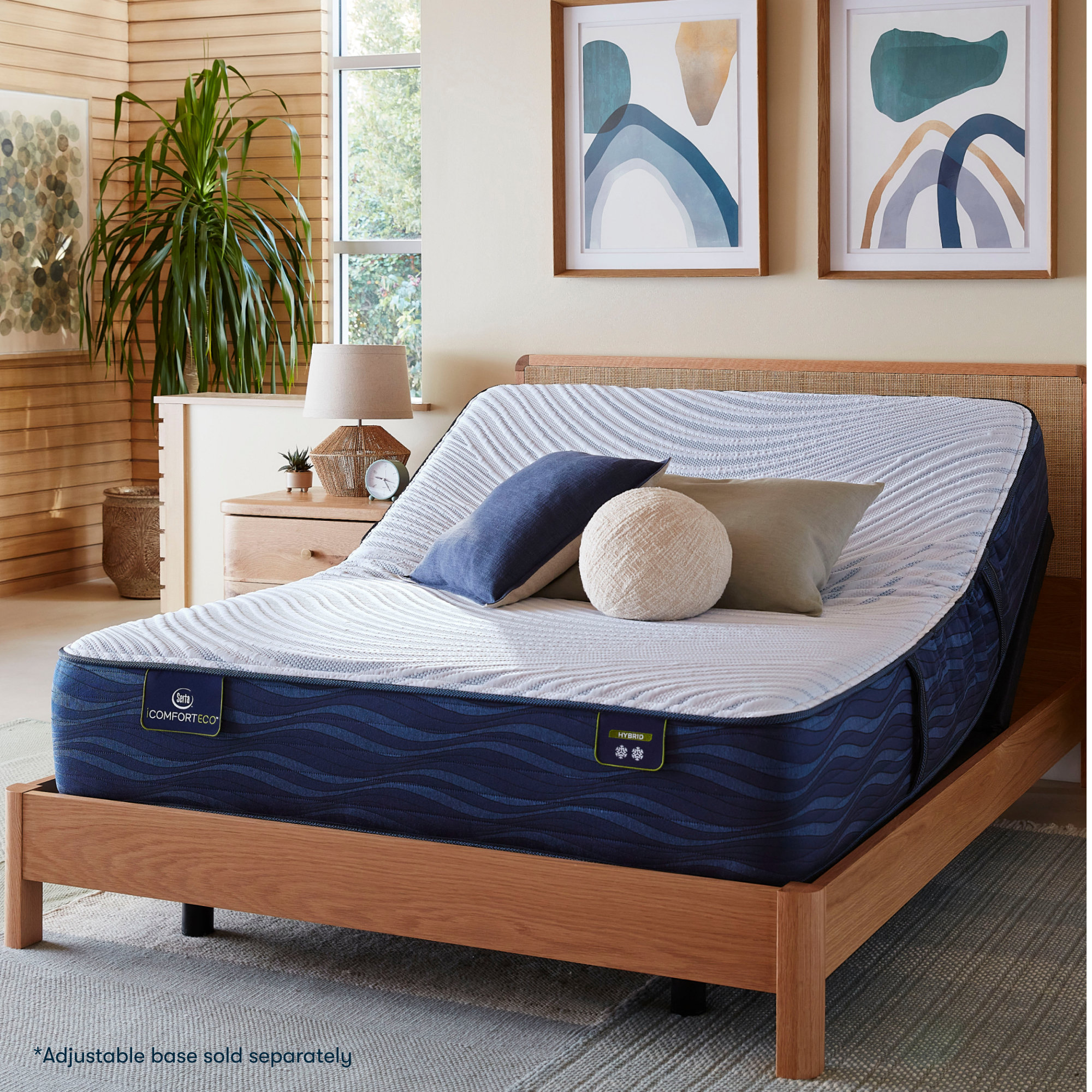 Serta iComfortECO S40HD Hybrid Plush Mattress & Reviews | Wayfair