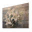 Lys blancs en fleurs - lys, art mural sur bois de pin naturel-1925956888