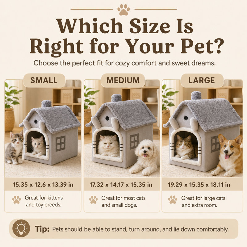 Lit pour chien et chat avec coussin chaud Luxury, Grande taille: L 18,11 po x l 19,29 po