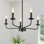 Lustre classique à 5 lumières de style bougie Taibah