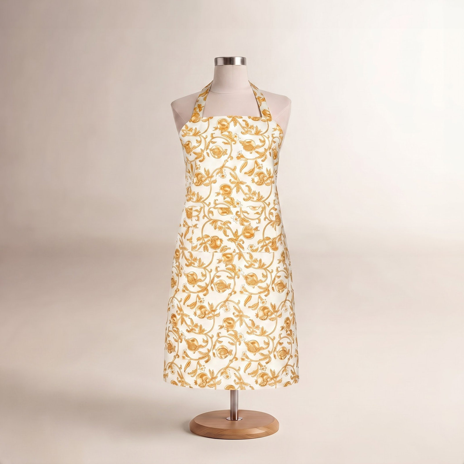 Brona Kitchen Apron, Mustard