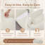 Causeuse en velours côtelé avec coussin moelleux et coussin décoratif-241651561