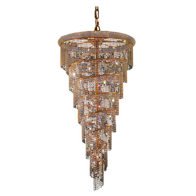 Sterns 26 - Light Dimmable Tiered Chandelier