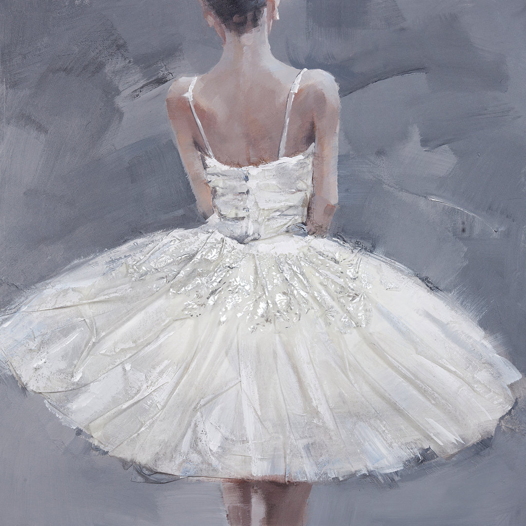 " Ballerina III " Painting Print House of Hampton®