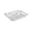 Demi-moule rectangulaire en aluminium peu profond - jetable pour les événements de restauration, les stations de buffet, les plats de réchaud, le rôtissage au four, la cuisson, la vapeur, la préparation des repas, le rangement du congélateur, les mets à emporter et les services alimentaires (24)