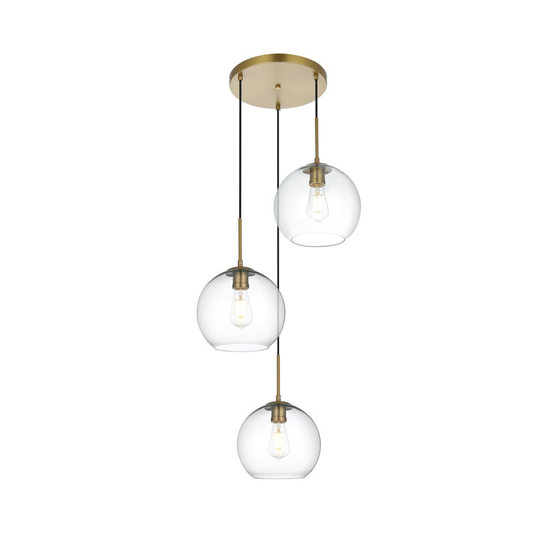 Trey Marvin , H 10 po x l 20 po x P 20 po, Trois lumières