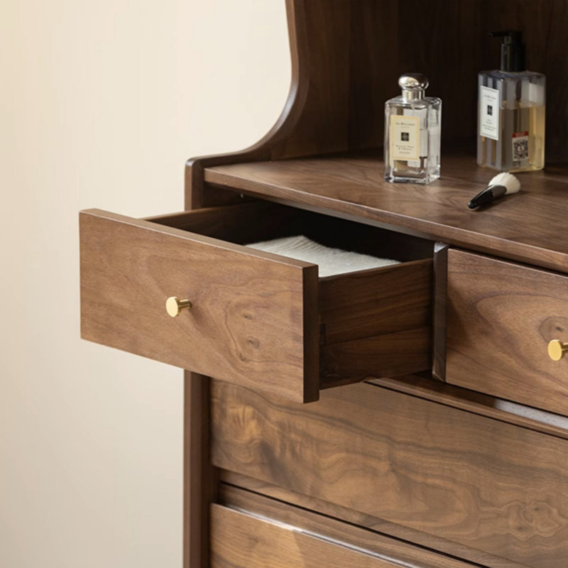 Multifunctional Black Walnut Dresser