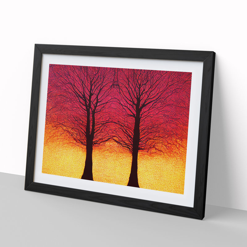 Astonishing Trees - Single Picture Frame Print, Black Framed, 46cm H x 64cm W x 2cm D