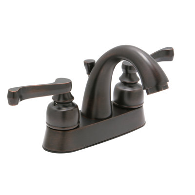 Sienna Centerset 2-handle Bathroom Faucet with Drain Assembly